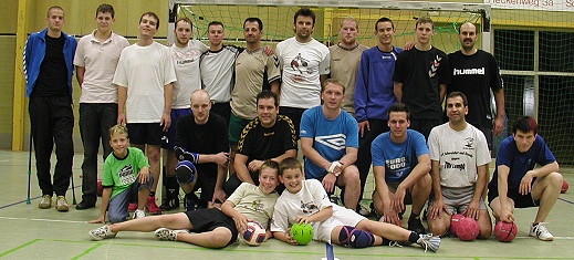 Andreas Rastner mit Mnnermannschaften