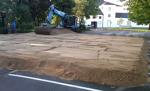 Beach-Platzerstellung
