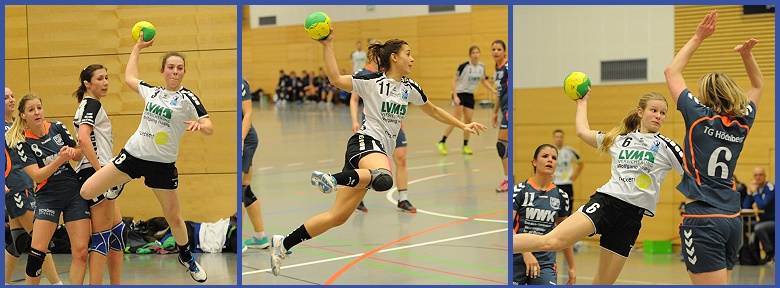 Deutlicher Sieg (28:12) der MHV-Damen in der BOL gegen die TG Höchberg vor heimischen Publ